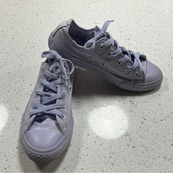 Converse Other - Converse Shoes Youth 3 Chuck Taylor Sneakers All Star 364820C Lilac
